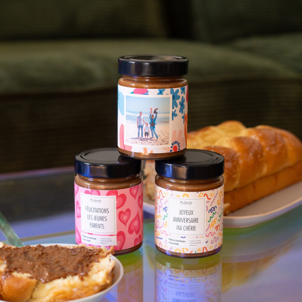 P&acirc;te &agrave; tartiner personnalis&eacute;e