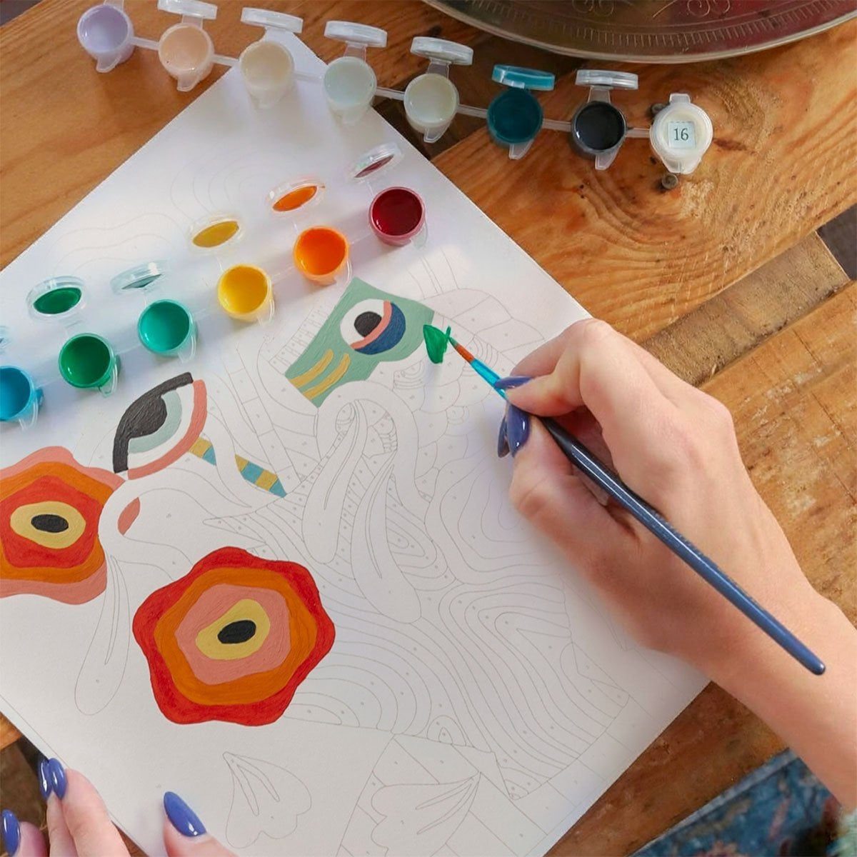 Set de peinture au num&eacute;ro