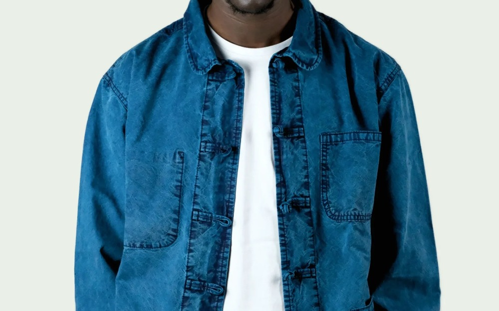 Shanghai Jacket de Bleu de Chine