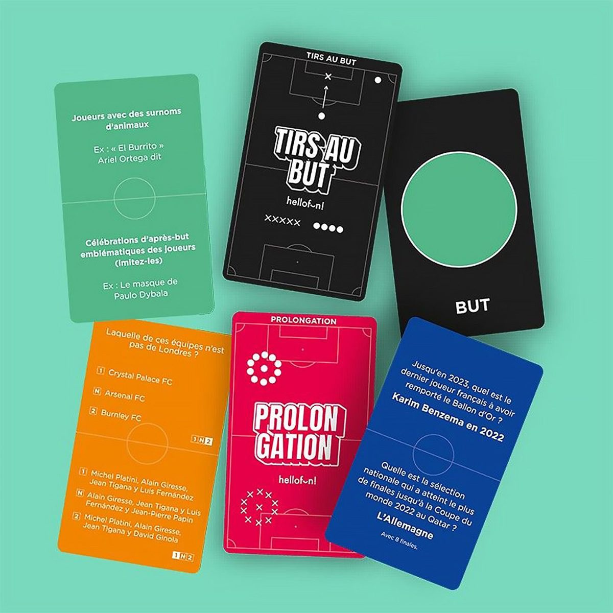 TIki Taka, jeux de cartes sur le foot